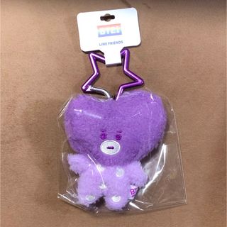 ビーティーイシビル(BT21)のBT21 5周年レインボー バンダイナムコTATAマスコット パープルCOOKY(キャラクターグッズ)