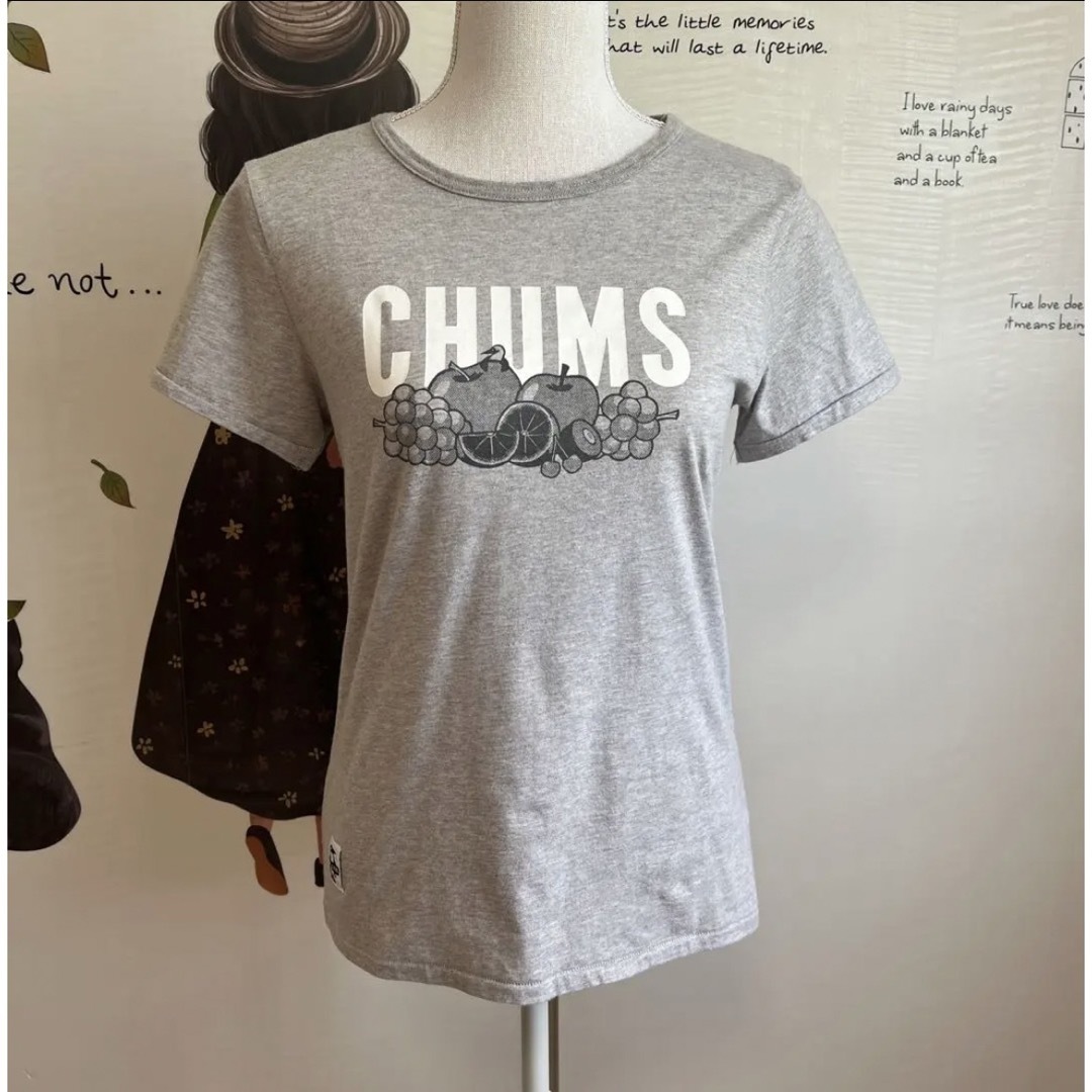 CHUMS(チャムス)の∇955 チャムス CHUMS グレー フルーツ レディースのトップス(Tシャツ(半袖/袖なし))の商品写真
