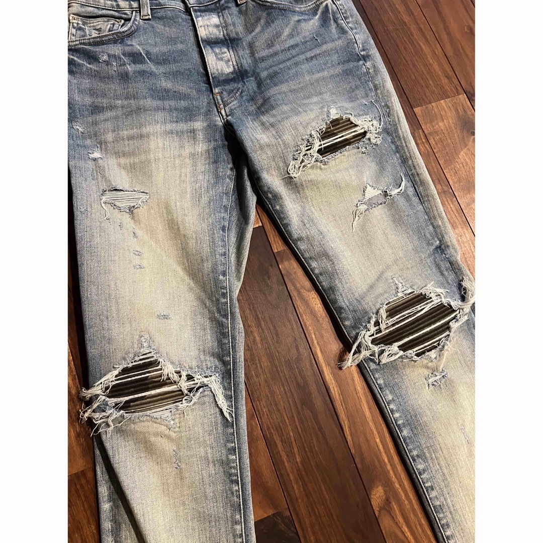 amiri アミリ ショットガン バイカーデニムパンツ 30 スキニー mx1