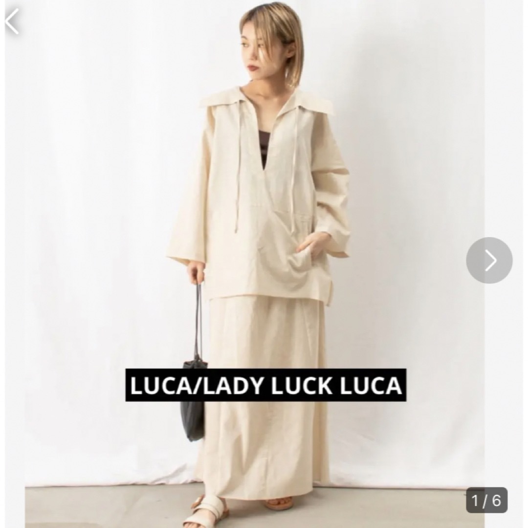 LUCA/LADY LUCK LUCA LC/LLL コットンリネンプルオーバー-