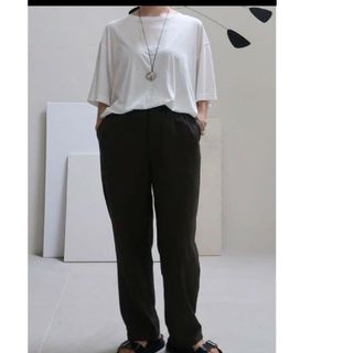 アギュー(ARGUE)のargue COTTON DOUBLE CLOTH MERROW SLACKS(カジュアルパンツ)