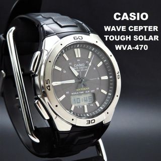 カシオ(CASIO)のCASIO 電波ソーラー腕時計 WVA-470(腕時計(デジタル))