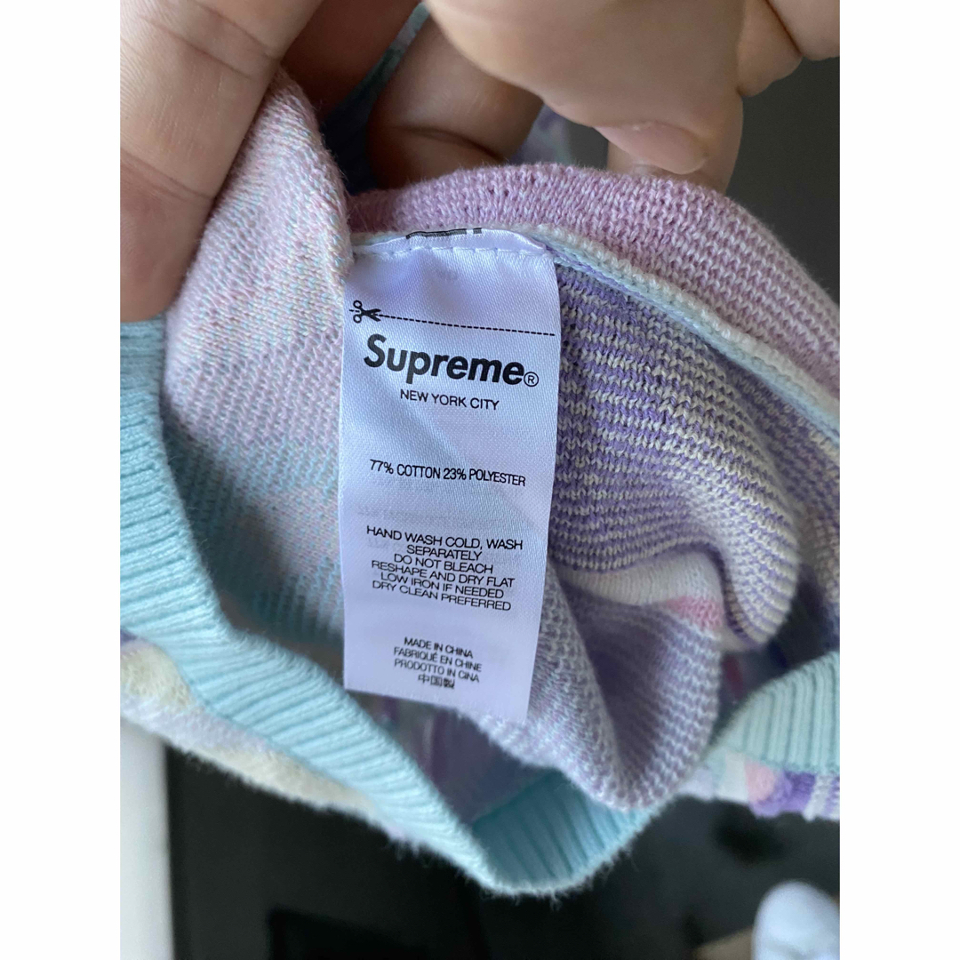 Supreme 22SS Abstract Textured ニット ポロシャツ