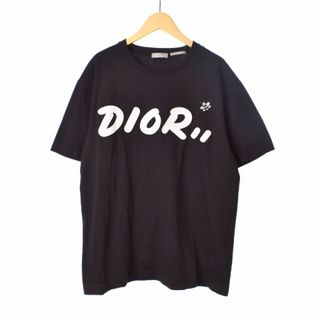 ディオールオム(DIOR HOMME)のディオールオム カウズ フロッキーロゴ BEE刺繍 Tシャツ カットソー 半袖(Tシャツ/カットソー(半袖/袖なし))