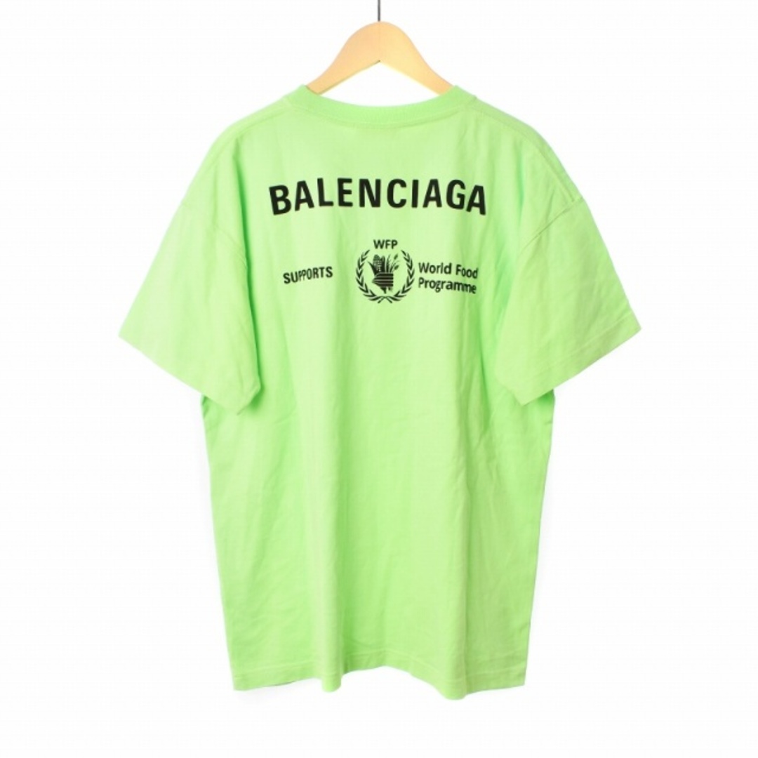 バレンシアガ 20年製 WFPプリント Tシャツ 半袖 M 緑 612965