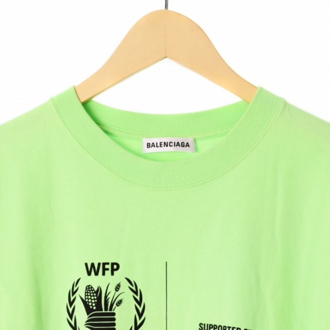 バレンシアガ 20年製 WFPプリント Tシャツ 半袖 M 緑 612965