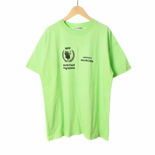バレンシアガ(Balenciaga)のバレンシアガ 20年製 WFPプリント Tシャツ 半袖 M 緑 612965(Tシャツ/カットソー(半袖/袖なし))