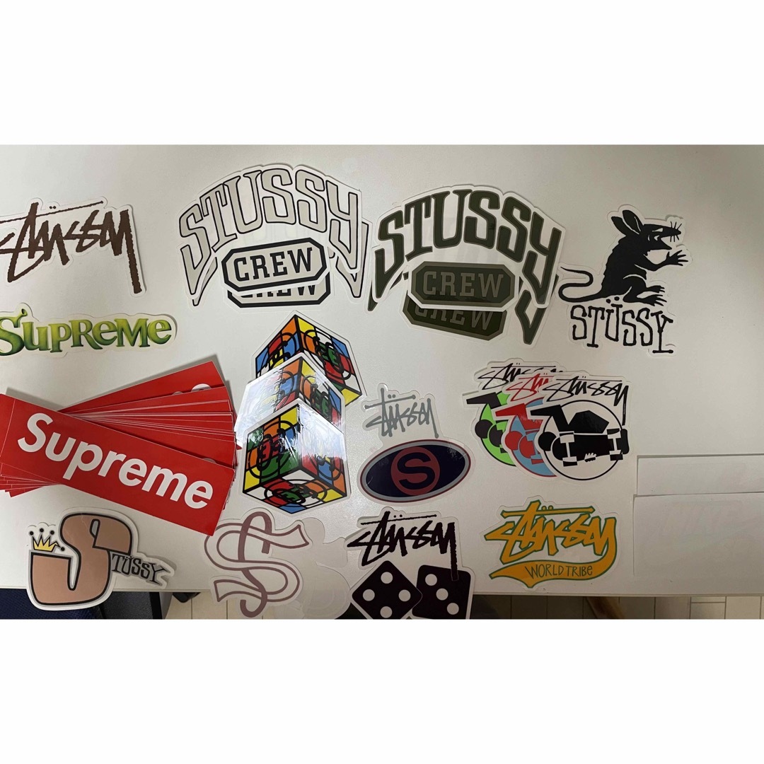 stussy supreme ステッカー