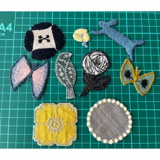 ミナペルホネン 生地アップリケ ハンドメイド | mag-mar.org