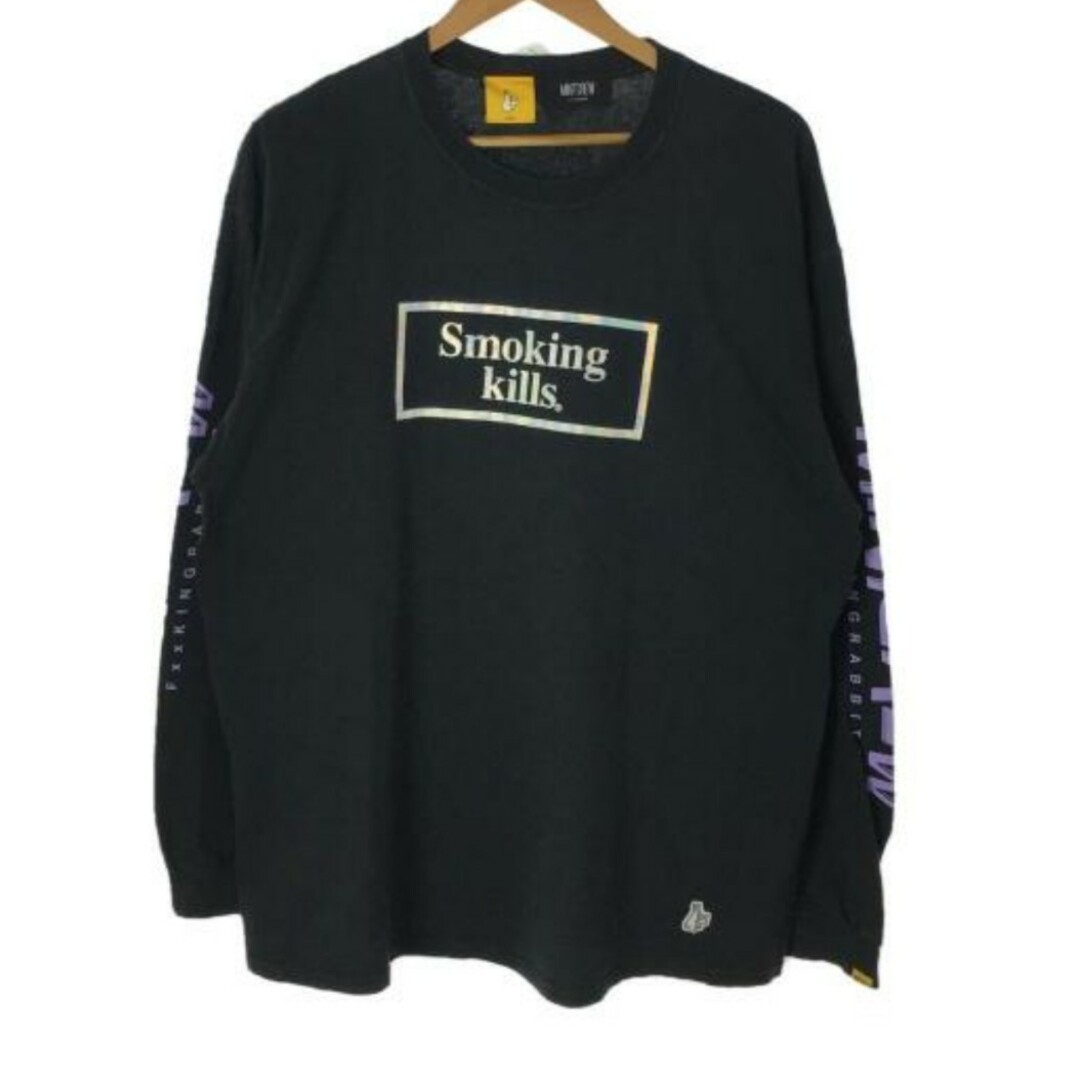 #FR2(エフアールツー)のFR2×MINTCREW smoking kills L/S tee XL メンズのトップス(Tシャツ/カットソー(七分/長袖))の商品写真