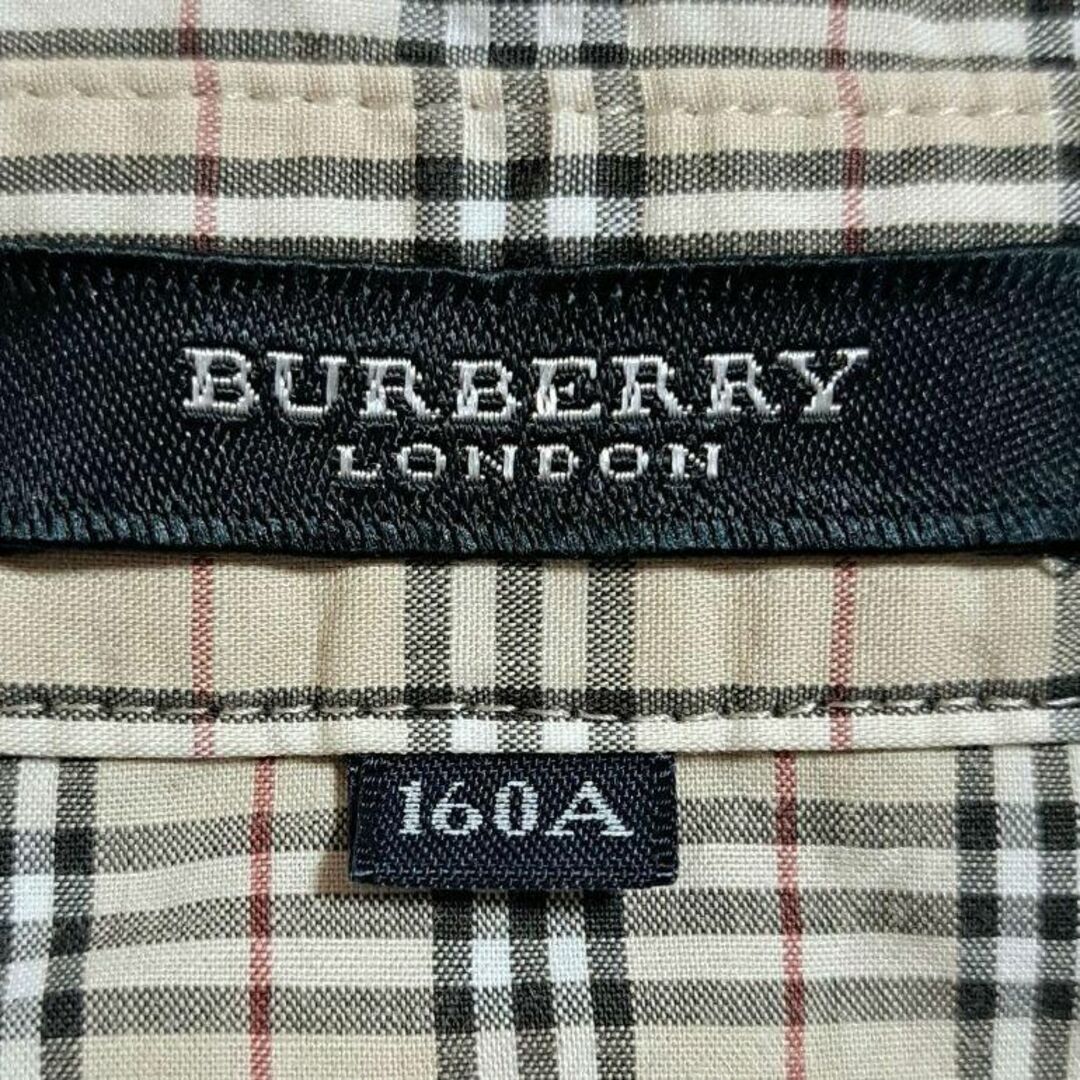 160 BURBERRY LONDON バーバリーロンドン シャツ チェック