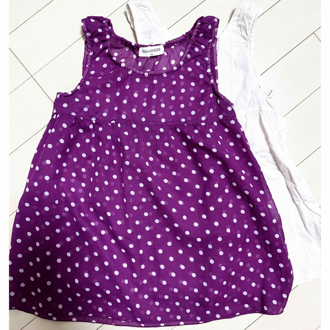 PAL HOUSE ☆ チュニック　100㎝ キッズ/ベビー/マタニティのキッズ服女の子用(90cm~)(Tシャツ/カットソー)の商品写真