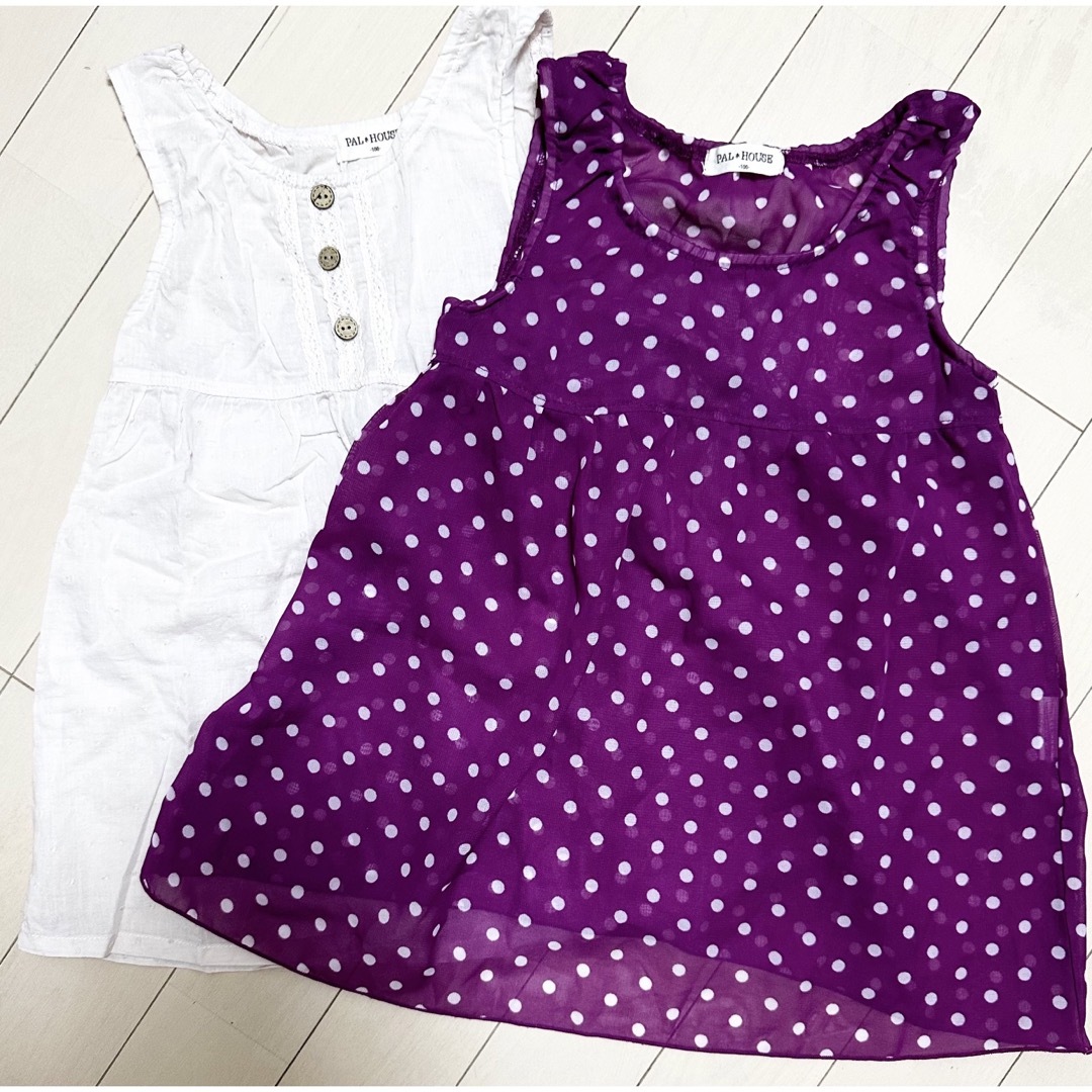 PAL HOUSE ☆ チュニック　100㎝ キッズ/ベビー/マタニティのキッズ服女の子用(90cm~)(Tシャツ/カットソー)の商品写真