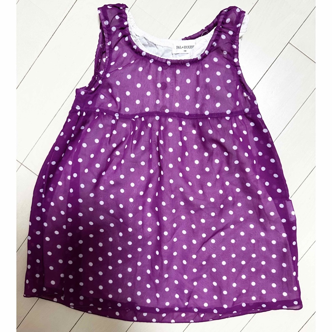 PAL HOUSE ☆ チュニック　100㎝ キッズ/ベビー/マタニティのキッズ服女の子用(90cm~)(Tシャツ/カットソー)の商品写真