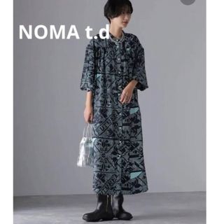 NOMA.t.d. ノーマティーディ 美品 シルク ロングワンピース 花柄