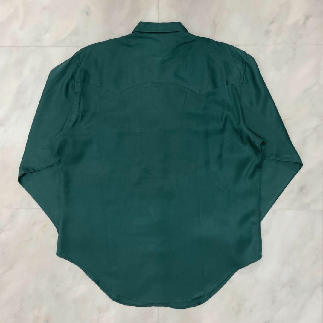 90s Ralph Lauren ラルフローレン ウエスタンシャツ レーヨン