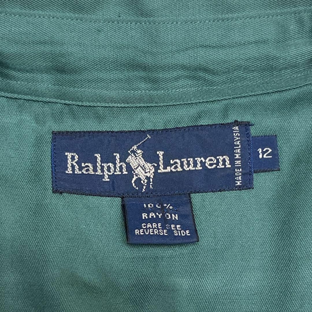 90s Ralph Lauren ラルフローレン ウエスタンシャツ レーヨン