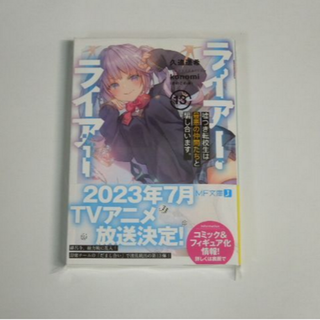 【専用】久追遥希 ライアー・ライアー 13 初版(新品)　konomi(文学/小説)