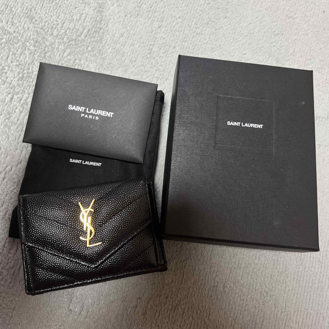 Saint Laurent(サンローラン)のサンローラン　ミニ財布　美品 レディースのファッション小物(財布)の商品写真
