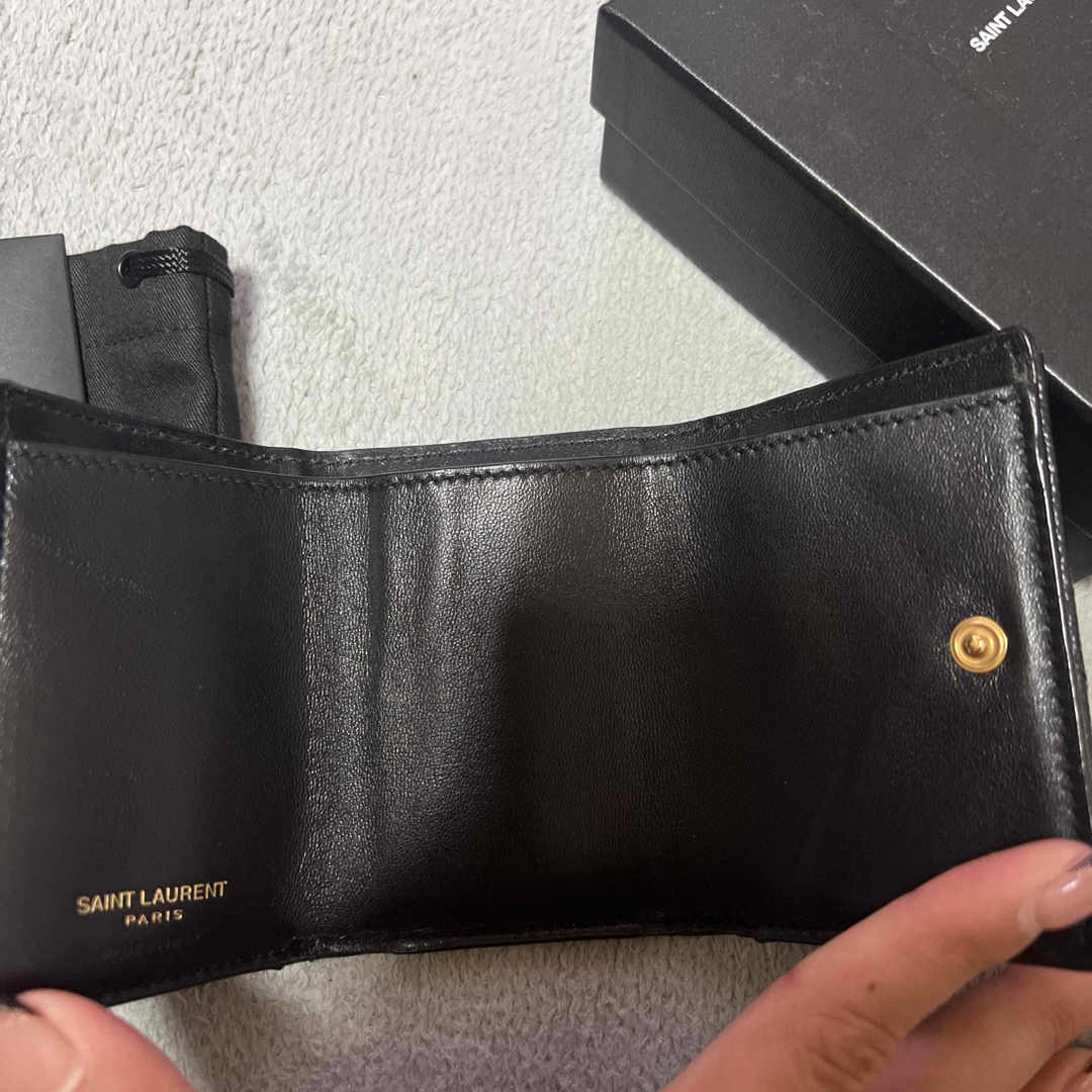 Saint Laurent(サンローラン)のサンローラン　ミニ財布　美品 レディースのファッション小物(財布)の商品写真