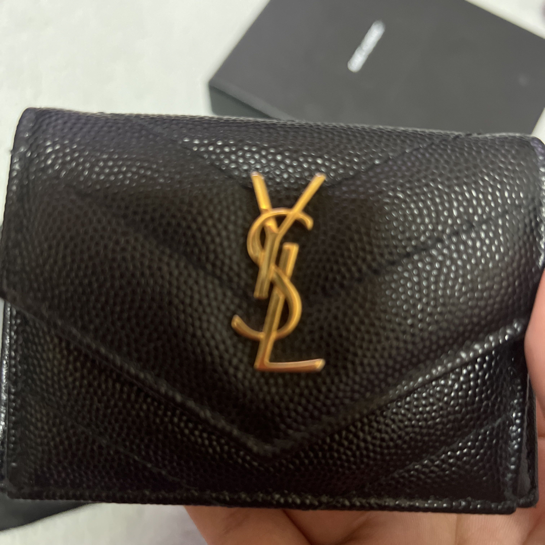 Saint Laurent(サンローラン)のサンローラン　ミニ財布　美品 レディースのファッション小物(財布)の商品写真