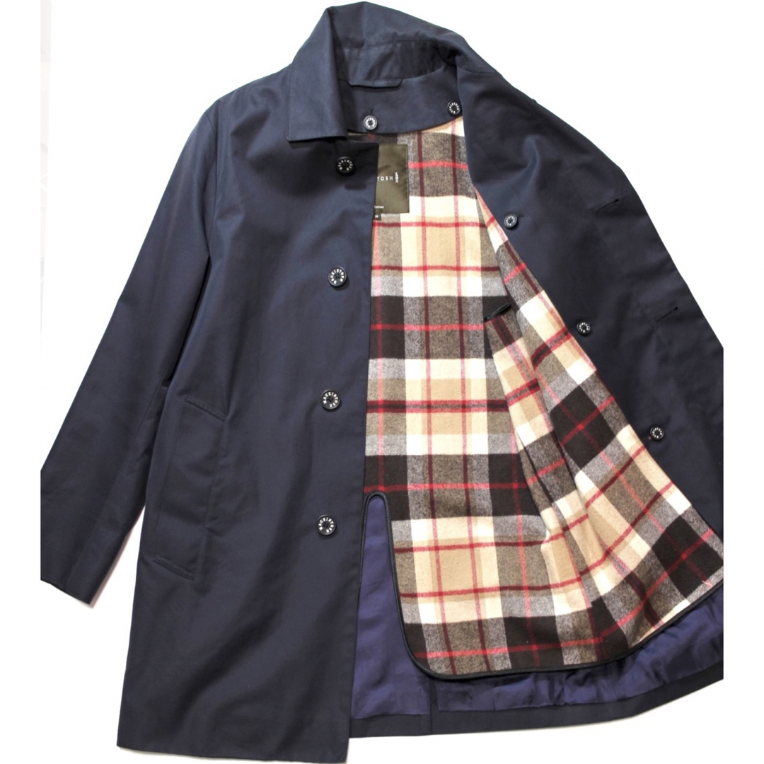 MACKINTOSH(マッキントッシュ)のマッキントッシュロンドン　ステンカラーコート　ハウスチェックライナー　Sサイズ メンズのジャケット/アウター(ステンカラーコート)の商品写真