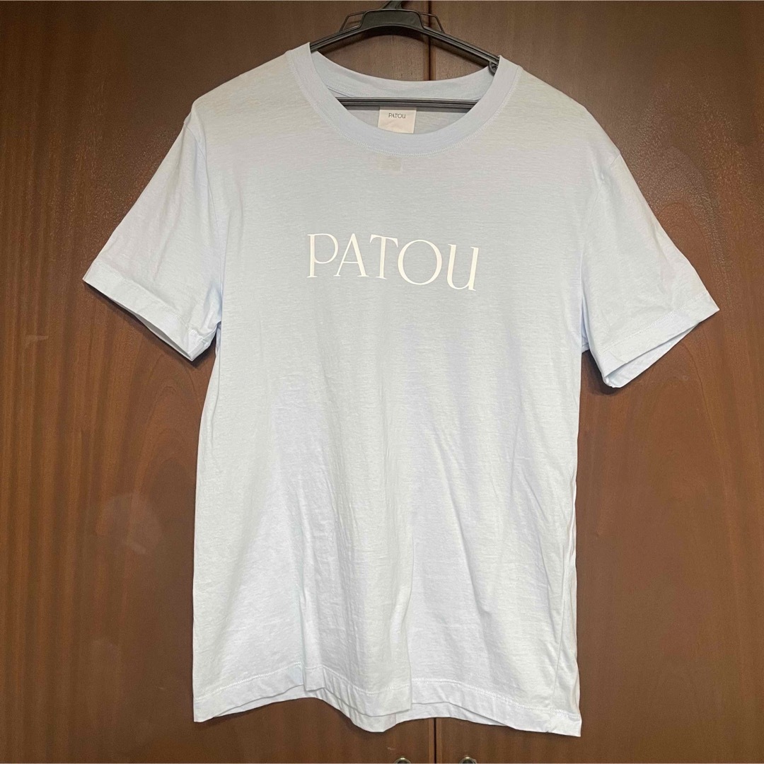 patou パトゥ ロゴ Tシャツ ライトブルー 試着のみ-