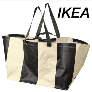 イケア(IKEA)のIKEA　SCKKRRA セックシェラ キャリーバッグ　ストライプ　1枚　トート(トートバッグ)