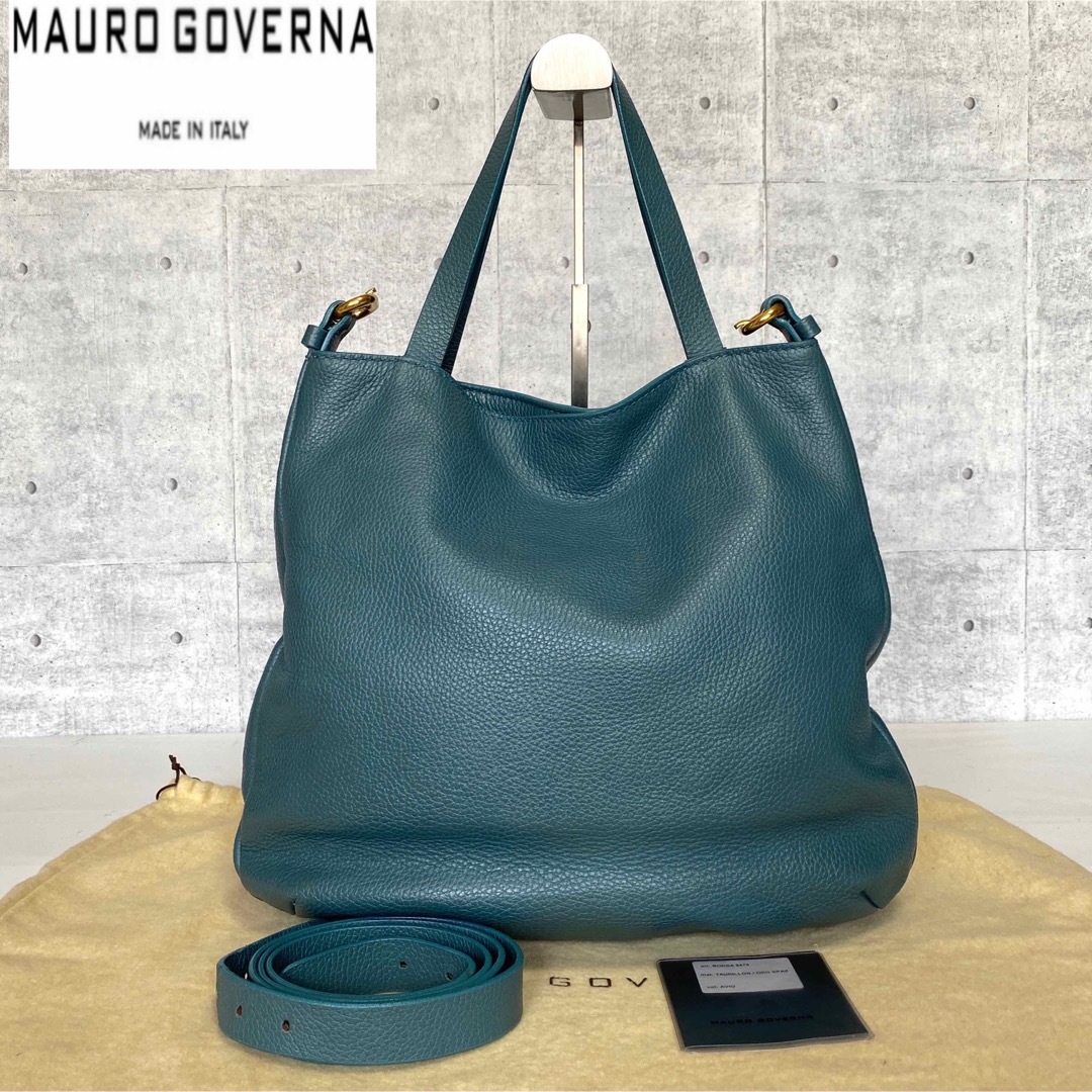 【極美品】MAURO GOVERNA BORSA5475 2WAY トートバッグ