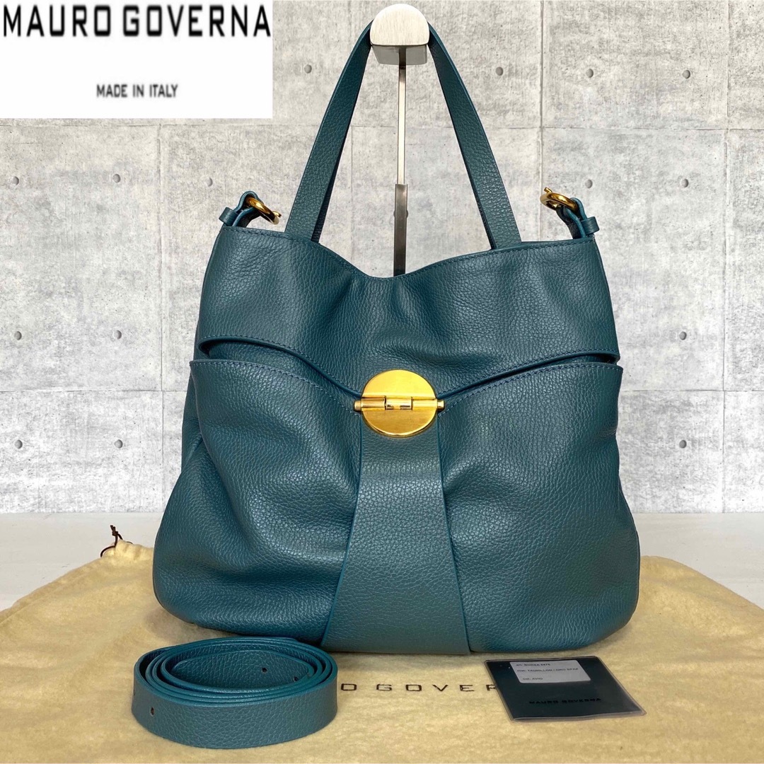 【極美品】MAURO GOVERNA BORSA5475 2WAY トートバッグ