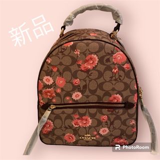 新品　COACH  リュックサック　プレイリーディジー　フローラル　3054