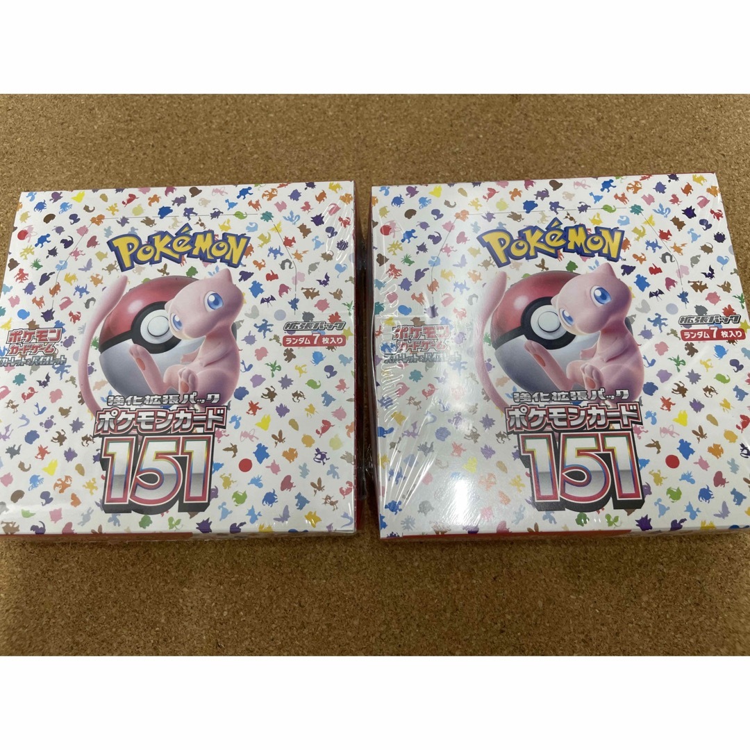 ポケモンカード151 2BOXシュリンク付きBox/デッキ/パック