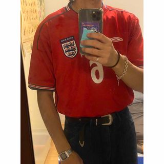 アンブロ(UMBRO)の00s UMBRO England gameshirt(Tシャツ/カットソー(七分/長袖))