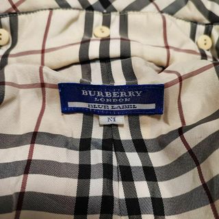 BURBERRY【M】ニット　フリース　ノバチェック　ハイネック　ブラウン