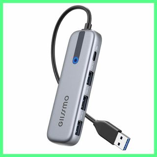 USB ハブ 4IN1 変換アダプタ 5Gbps 高速データ転送(PC周辺機器)
