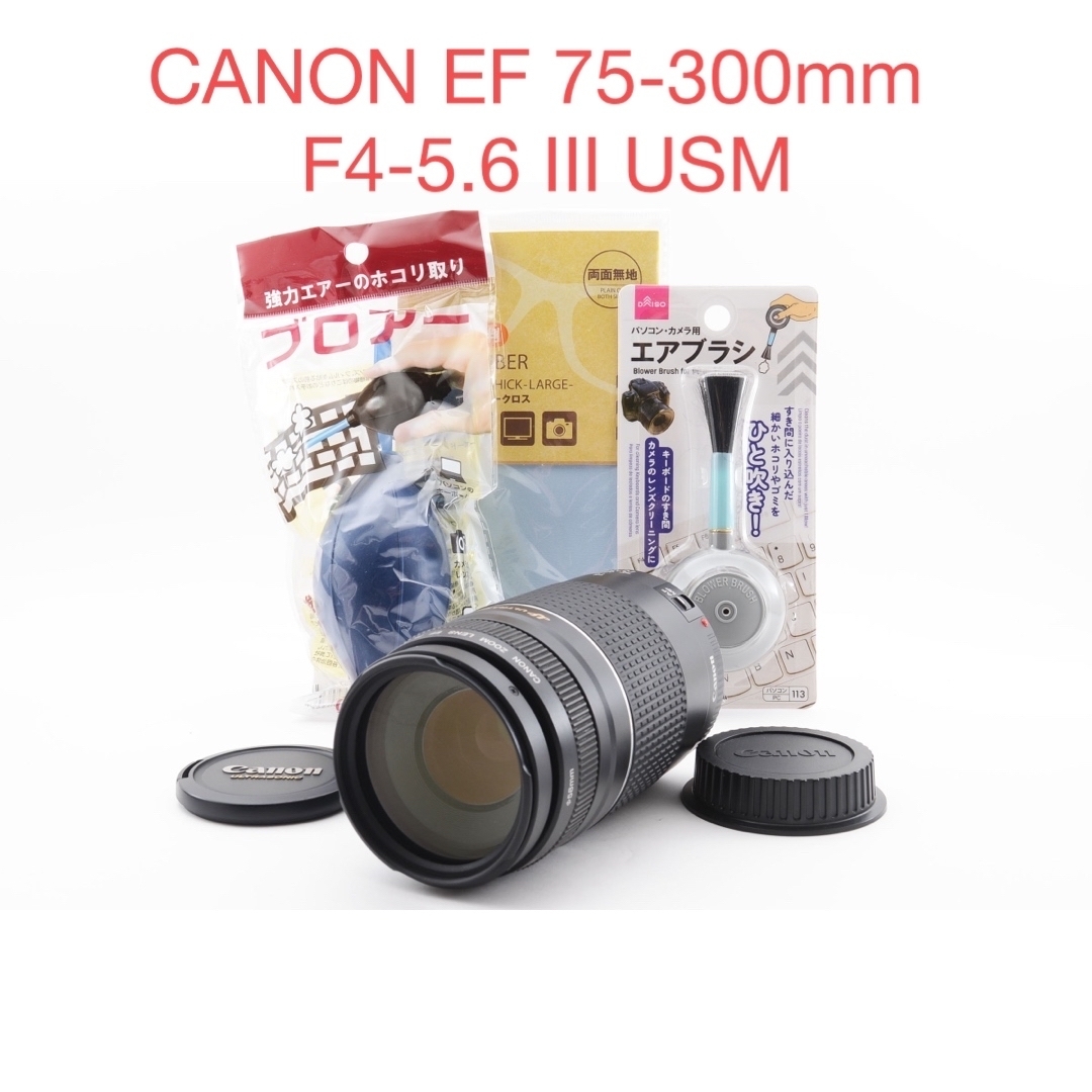 ☆実用美品☆CANON EF 75-300mm F4-5.6 III USM