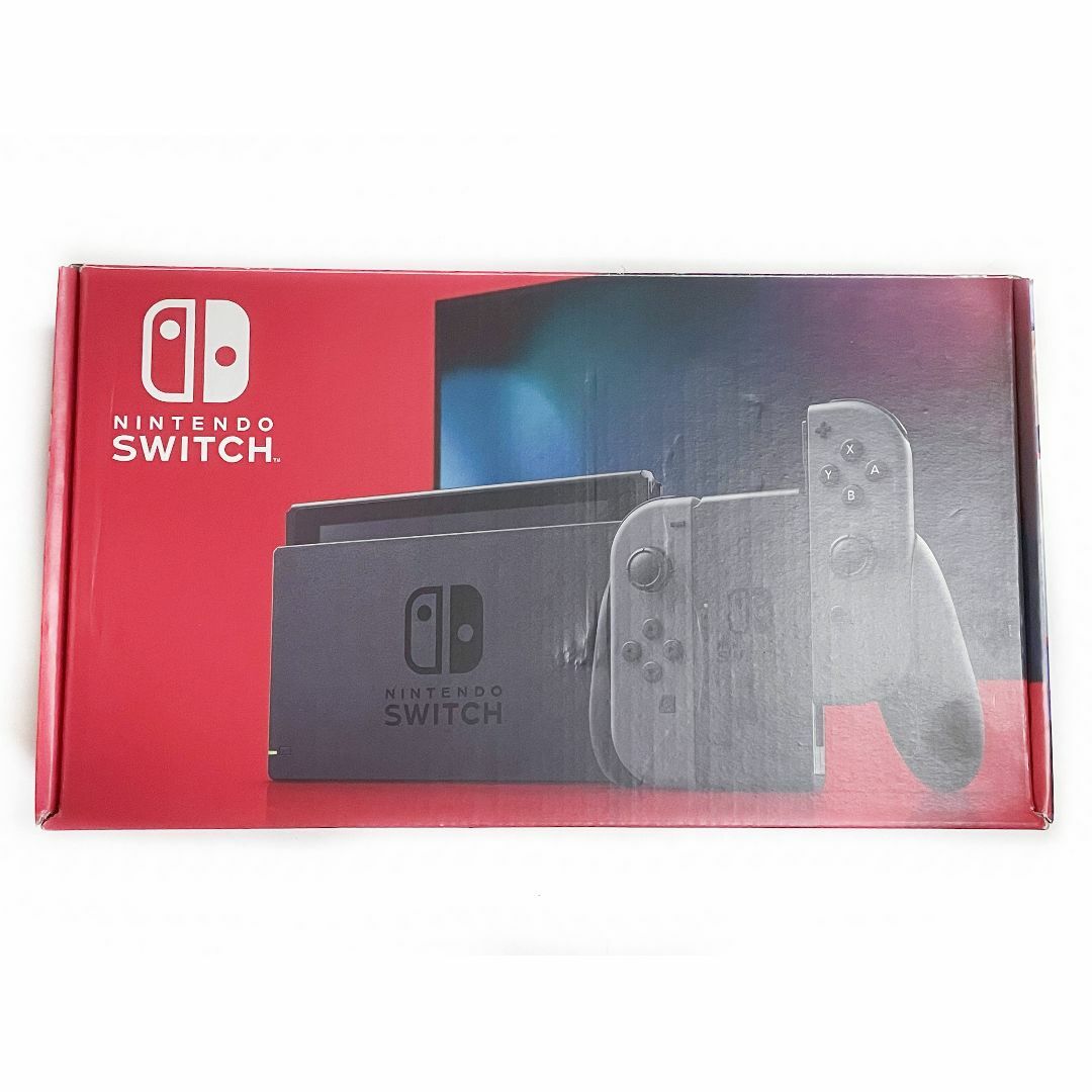 美品 新型 NINTENDO 任天堂 スイッチ Switch グレー 動作確認済ゲームソフト/ゲーム機本体