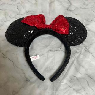 ディズニー(Disney)のTOKYO Disney RESORT  ミニー　カチューシャ　 スパンコール(アクセサリー)