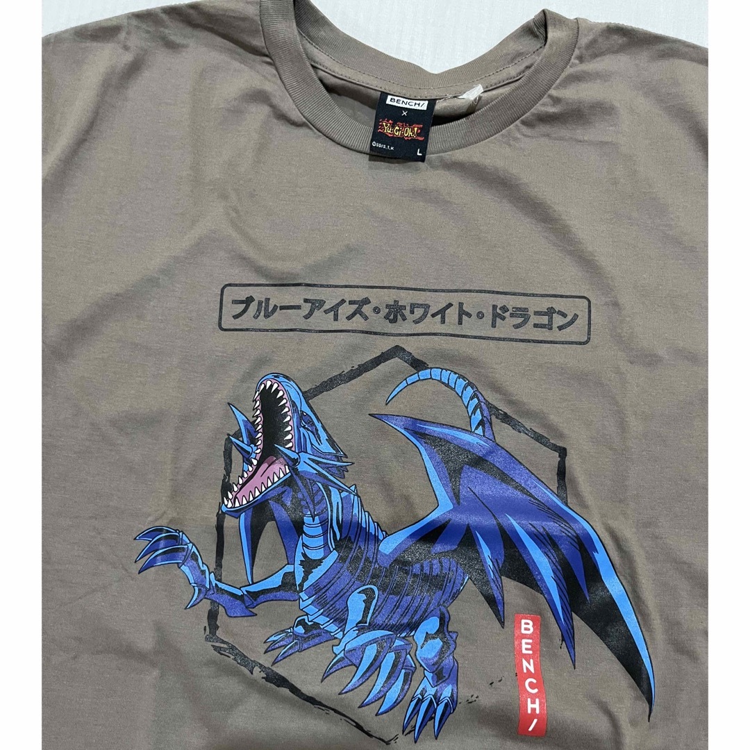 ブルーアイズ　遊戯王　BENCH Tシャツ　フィリピン　青眼の白竜　2w L