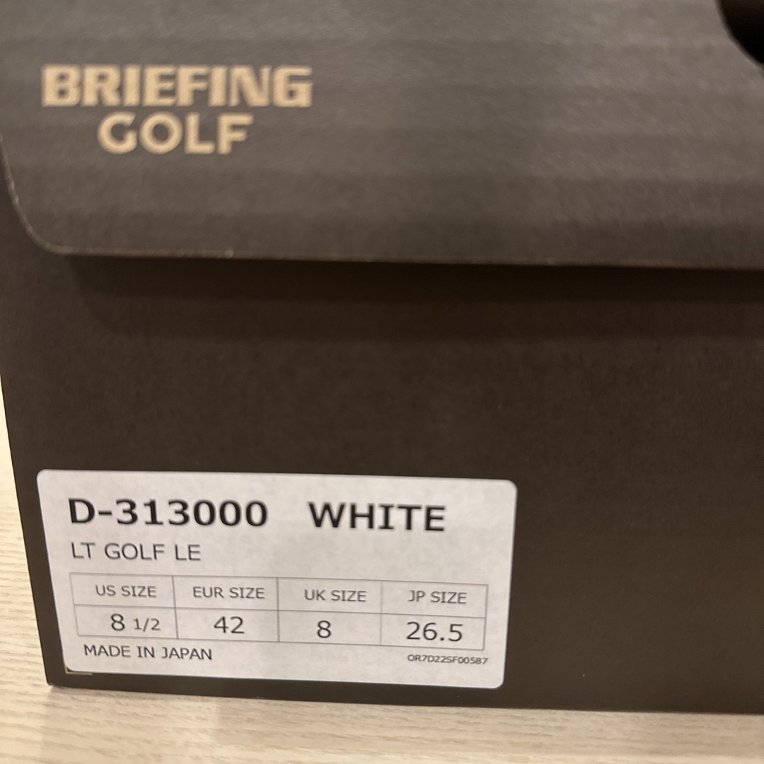 BRIEFING - 新品未使用！Danner✖️BRIEFING GOLF シューズ ホワイトの