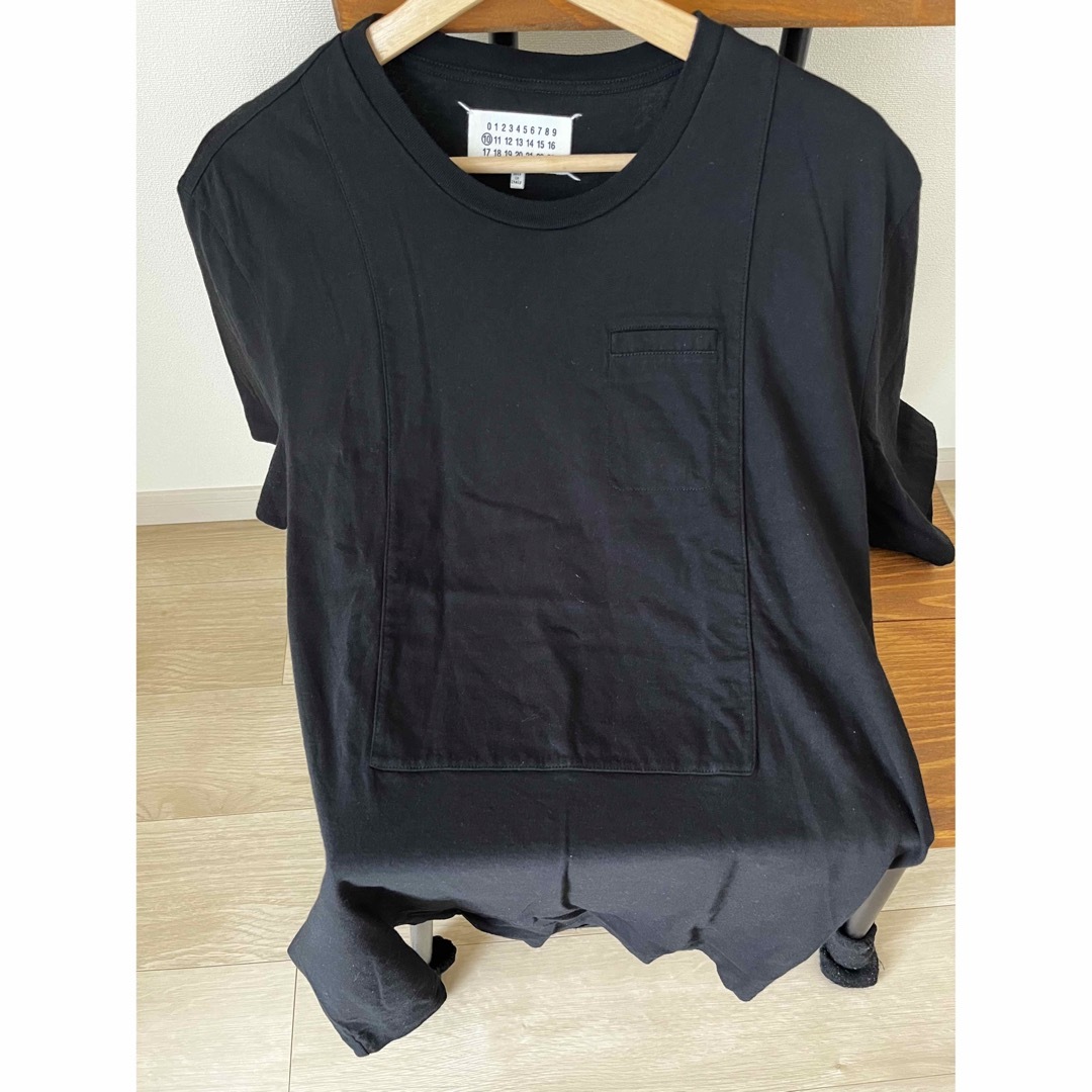 Maison Margiela マルジェラ tシャツ　BLACK サイズ48 | フリマアプリ ラクマ