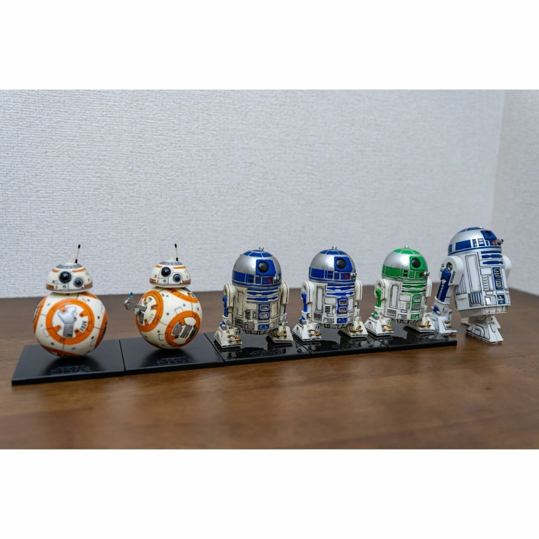 STARWARS (スター・ウォーズ)フィギュア R2-D2、BB-8 6セット エンタメ/ホビーのフィギュア(SF/ファンタジー/ホラー)の商品写真