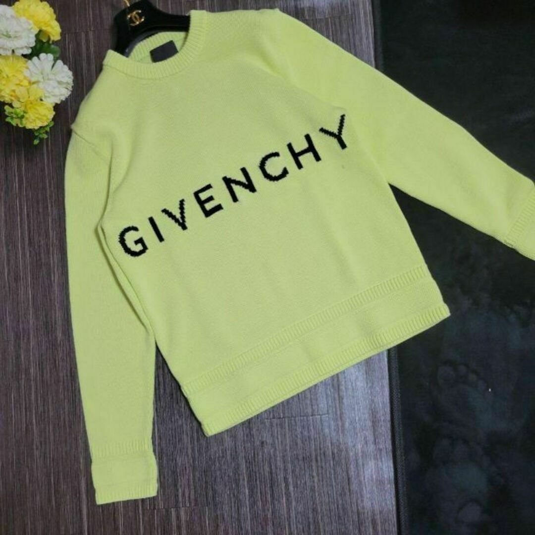 GIVENCHY　大人気　でかロゴ　ニット　セーター　トレーナー　スウェット