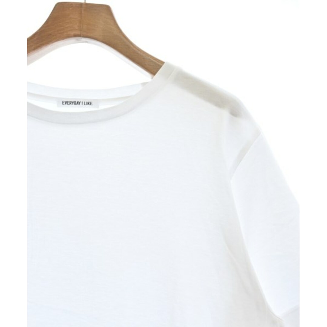 DEUXIEME CLASSE(ドゥーズィエムクラス)のDeuxieme Classe Tシャツ・カットソー -(XL位) 白 【古着】【中古】 レディースのトップス(カットソー(半袖/袖なし))の商品写真