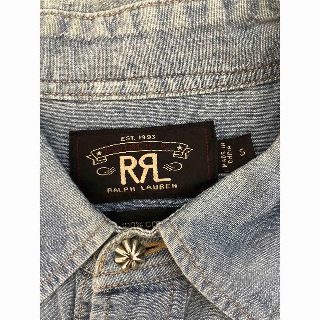 RRL(ダブルアールエル)のRRL ダブルアールエル　ウエスタンシャツ　コンチョ　薄手　Sサイズ メンズのトップス(シャツ)の商品写真