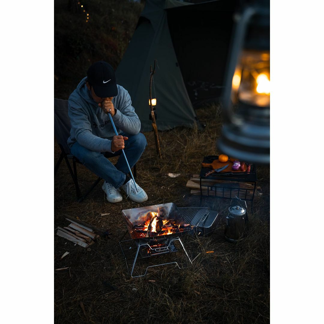 【特価セール】キャンピングムーンCAMPING MOON 焚き火台 焚き火グリル 1