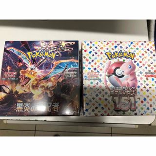 ポケモンカード151 黒炎の支配者 Box シュリンク付き 4点セット