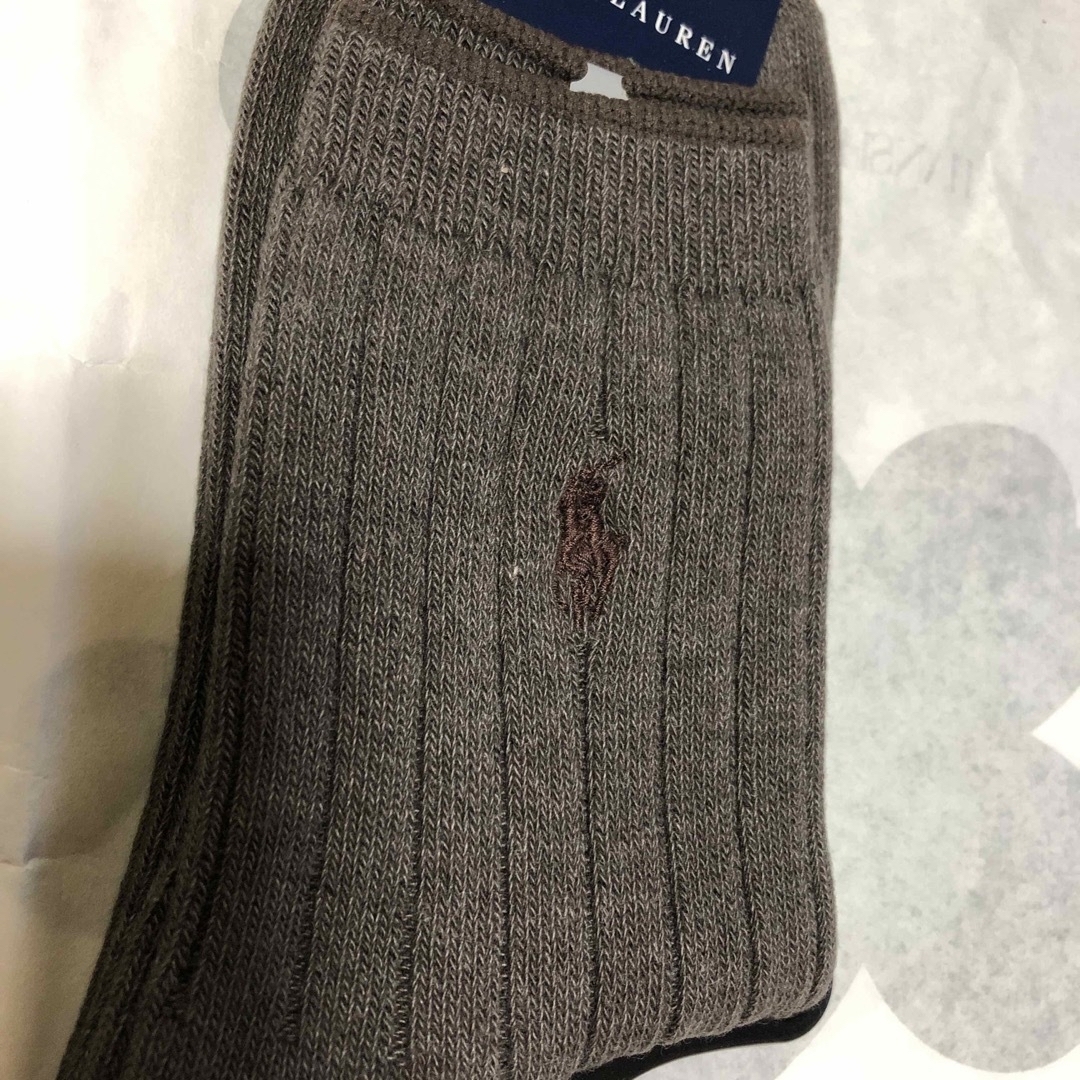 POLO RALPH LAUREN(ポロラルフローレン)の新品　ラルフローレン　靴下　分厚い レディースのレッグウェア(ソックス)の商品写真