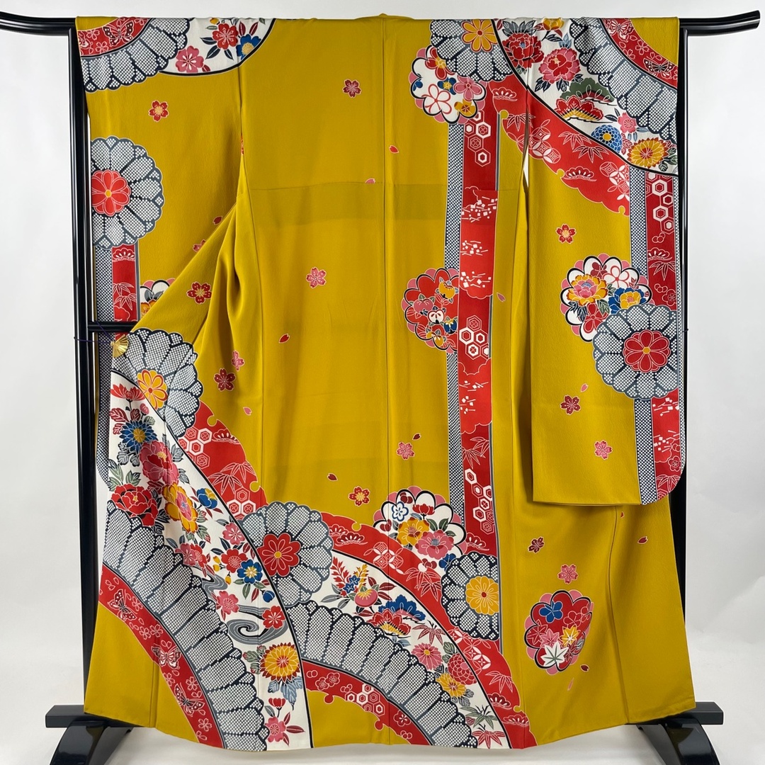 振袖 身丈163cm 裄丈65cm 正絹 美品 名品 - 着物 振袖 身丈163cm 裄丈64cm 正絹 美品 名品