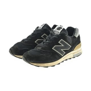 ニューバランス(New Balance)のNew Balance ニューバランス スニーカー 23cm 黒xグレー 【古着】【中古】(スニーカー)